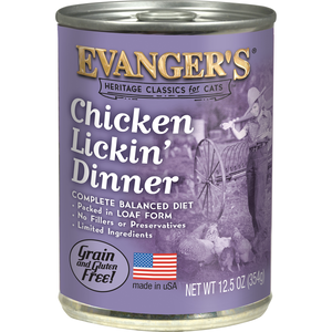 Evanger's Heritage Classics Chicken Lickin' Dinner For Cats