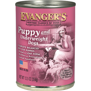 Evanger's Heritage Classics Puppy and Underweight Dogs
