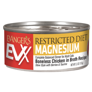 Evanger's EVx Restricted Diet Magnesium Boneless Chicken In Broth Recipe For Cats