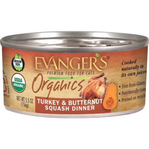 Evanger's Organics Turkey & Butternut Squash Dinner