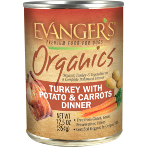 Evanger's Organics Turkey With Potato & Carrots Dinner