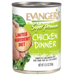 Evanger's Super Premium Wet Food Chicken Dinner For Dogs (Limited Ingredient Diet)