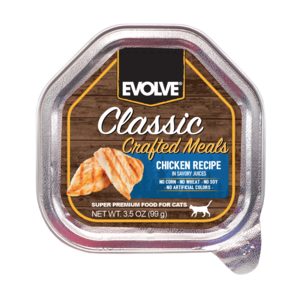 Evolve Classic Crafted Meals Chicken Recipe For Cats