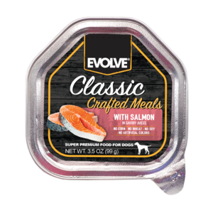 Evolve Classic Crafted Meals With Salmon For Dogs