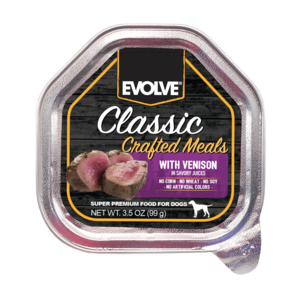 Evolve Classic Crafted Meals With Venison For Dogs