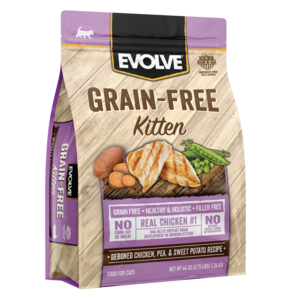 Evolve Grain-Free Deboned Chicken, Pea & Sweet Potato Recipe For Kittens