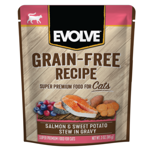 Evolve Grain-Free Salmon & Sweet Potato Stew In Gravy