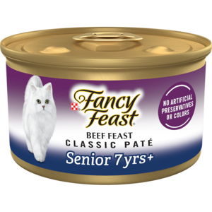 Fancy Feast Classic Pate Beef Feast For Senior 7+