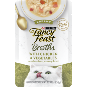 Fancy Feast Creamy Broths With Chicken & Vegetables