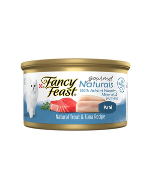 Fancy Feast Gourmet Naturals Natural Trout & Tuna Recipe Paté