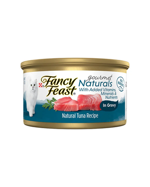 Fancy Feast Gourmet Naturals Natural Tuna Recipe In Gravy