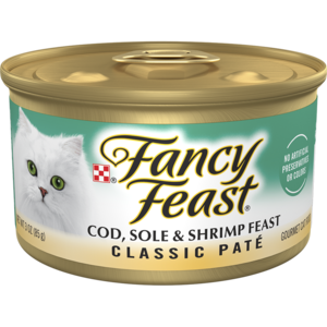 Fancy Feast Classic Pate Cod, Sole & Shrimp Feast