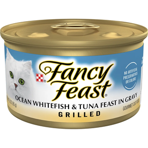Fancy Feast Grilled Ocean Whitefish & Tuna Feast In Gravy