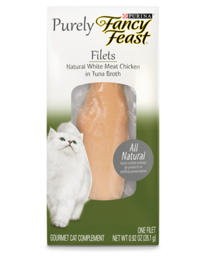 Fancy Feast Purely Filets Natural White Meat Chicken In Tuna Broth