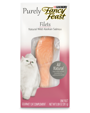 Fancy Feast Purely Filets Natural Wild Alaskan Salmon