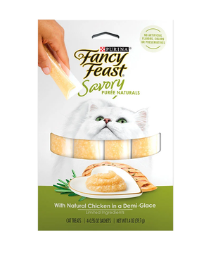Fancy Feast Savory Purée Naturals With Natural Chicken In A Demi-Glace