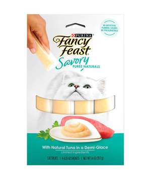 Fancy Feast Savory Purée Naturals With Natural Tuna In A Demi-Glace
