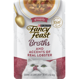 Fancy Feast Seafood Bisque Broths With Accents Of Real Lobster