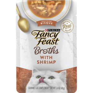 Fancy Feast Seafood Bisque Broths With Shrimp