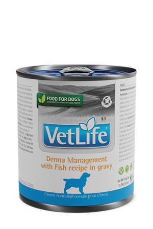Farmina Vet Life Derma Management With Fish Recipe In Gravy For Dogs (Canned)