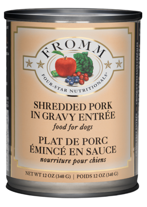 Fromm Four-Star Nutritionals Shredded Pork In Gravy Entree