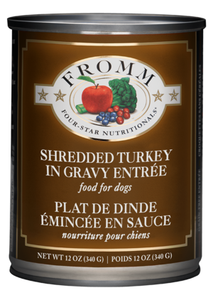 Fromm Four-Star Nutritionals Shredded Turkey In Gravy Entree