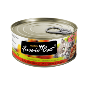 Fussie Cat Premium Tuna With Chicken Liver Formula In Aspic