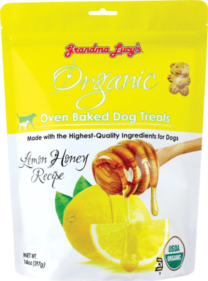 Grandma Lucy's Organic Oven Baked Dog Treats Lemon Honey Recipe