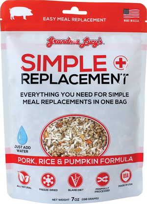 Grandma Lucy's Simple Replacement Pork, Rice & Pumpkin Formula