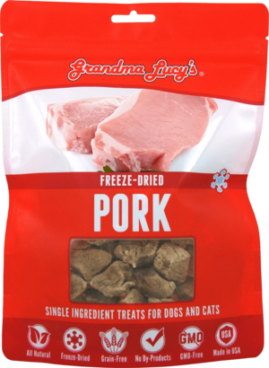 Grandma Lucy's Single Ingredient Treats Freeze-Dried Pork