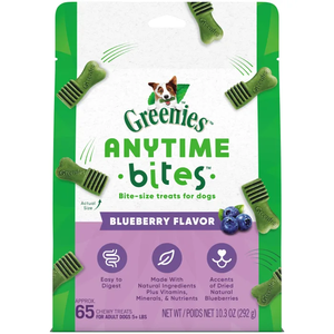 Greenies Anytime Bites Blueberry Flavor