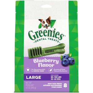 Greenies Blueberry Flavor Large Dental Treats