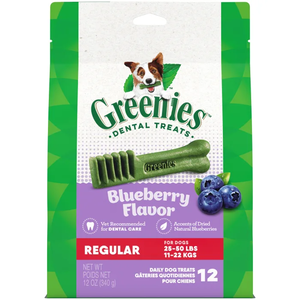 Greenies Blueberry Flavor Regular Dental Treats