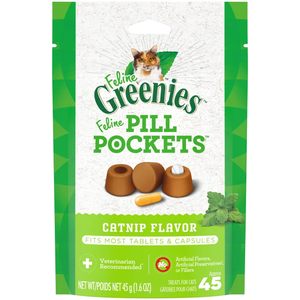 Greenies Feline Pill Pockets Catnip Flavor