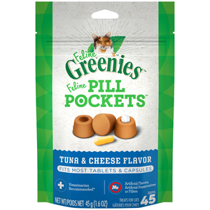 Greenies Feline Pill Pockets Tuna & Cheese Flavor