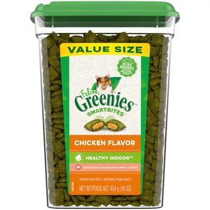 Greenies Feline SmartBites Chicken Flavor Healthy Indoor