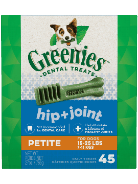 Greenies Hip + Joint Petite Dental Treats