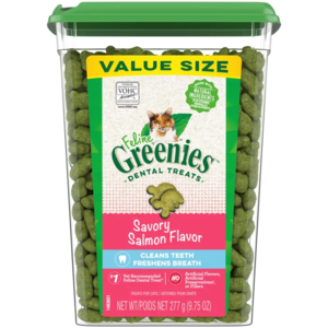 Greenies Feline Dental Treats Savory Salmon Flavor