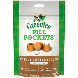 Greenies Pill Pockets Peanut Butter Flavor (Tablet Size)