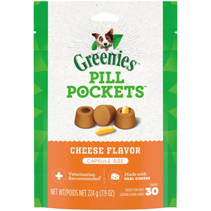 Greenies Pill Pockets Cheese Flavor (Capsule Size)