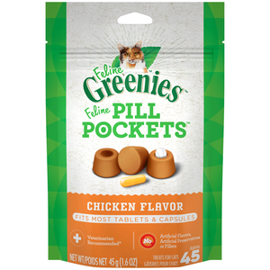 Greenies Feline Pill Pockets Chicken Flavor