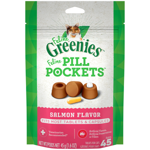 Greenies Feline Pill Pockets Salmon Flavor