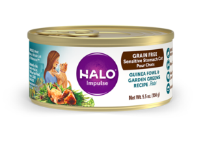 Halo Impulse Grain Free Sensitive Stomach Guinea Fowl & Garden Greens Recipe Pate