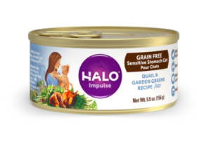 Halo Impulse Grain Free Sensitive Stomach Quail & Garden Greens Recipe Pate