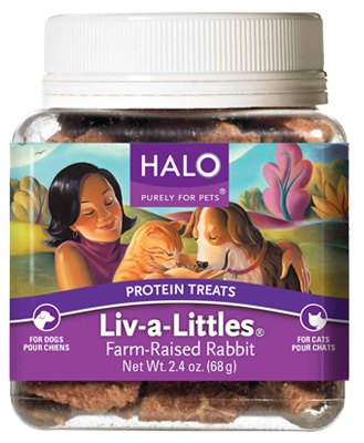 Halo Protein Treats Liv-a-Littles Farm-Raised Rabbit