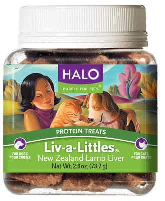 Halo Protein Treats Liv-a-Littles New Zealand Lamb Liver