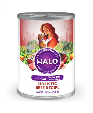 Halo Senior Dog Holistic Beef Recipe