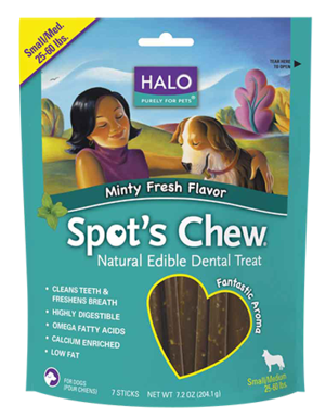 Halo Spot's Chew - Small/Medium Minty Fresh Flavor
