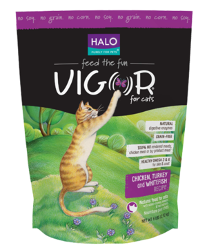 Halo Vigor Chicken, Turkey and Whitefish Recipe