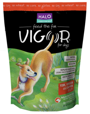Halo Vigor Pork, Venison and Salmon Recipe